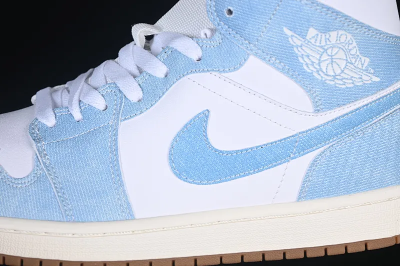 All Categories Air Jordan Jordan Series Basketball Shoes Air Jordan 1 Mid Air Jordan 1 Mid "Denim" AJ1 Joe 1 Retro Denim Blue China Cultural Leisure Sneakers HQ2005-100